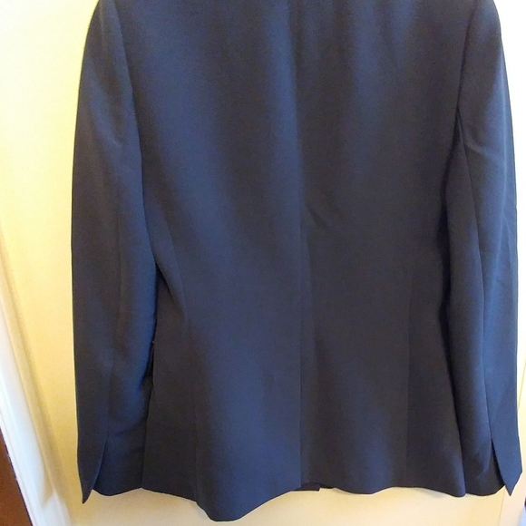 Donna Karen Navy Blue Blazer Jacket - Picture 16 of 16